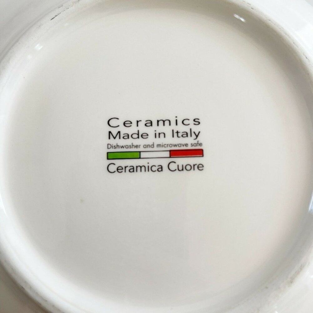 Italy Ceramica Cuore Rabbits Bowl - Picture 4 of 8